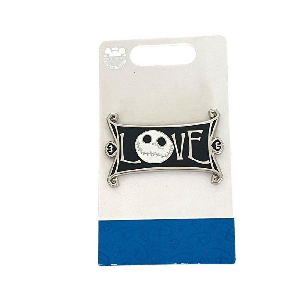 Disney Parks Nightmare Before Christmas Jack Skellington Love Pin